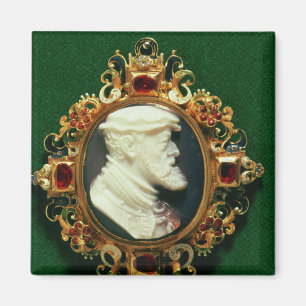 Imã Cameo que carrega o retrato de Charles mim da
