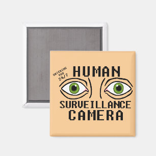 Imã Câmera de Vigilância Humana Humor Seco