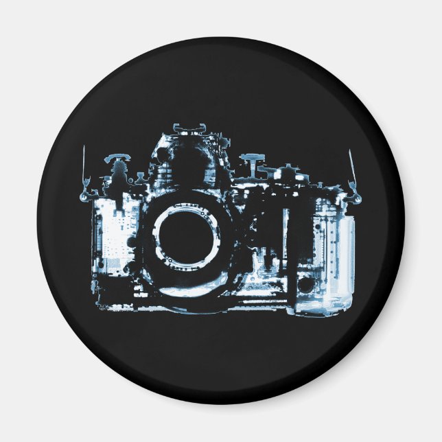 IMÃ CÂMERA DE VISÃO X-RAY - AZUL (Frente)