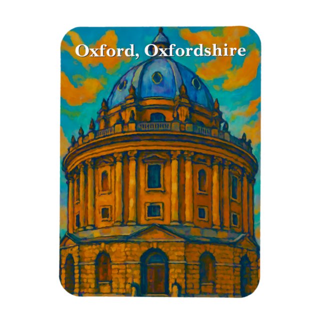 Ímã Câmera Radcliffe na pintura de Oxford Gouache (Vertical)