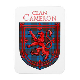 Ímã Cameron Hunting Tartan Xadrez escocesa
