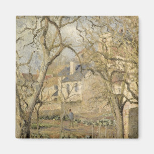 Imã Camille Pissarro o jardim vegetal, 1878