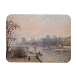 Ímã Camille Pissarro - O Sena e o Louvre