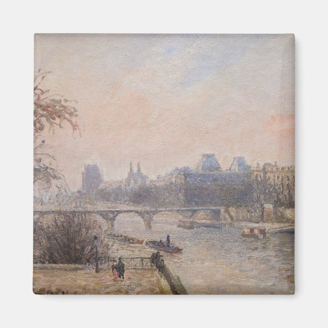 Imã Camille Pissarro - O Sena e o Louvre (Frente)