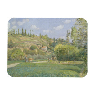 Ímã Camille Pissarro   Uma baleia em Valhermeil, Auver