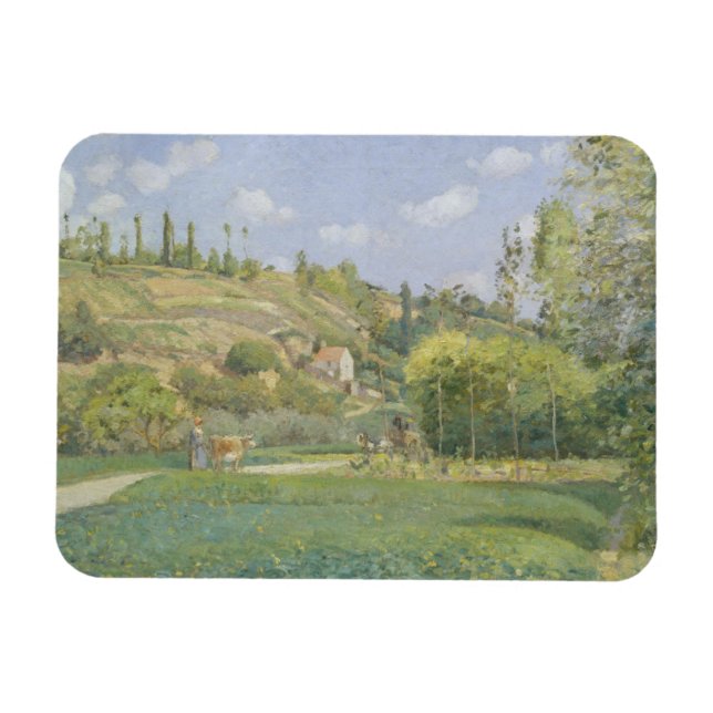 Ímã Camille Pissarro | Uma baleia em Valhermeil, Auver (Horizontal)