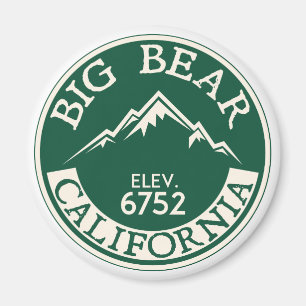 Imã Caminhada do esqui de Califórnia do lago big Bear