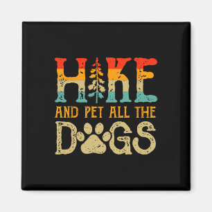 Imã Caminhada Retro E Pet Todos Os Cães Amante De Outd
