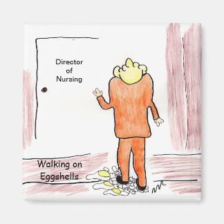 Imã Caminhando em cascas de ovos