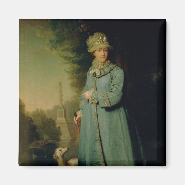Imã Caminhando no Parque em Tsarskoye Selo 1794 (Frente)
