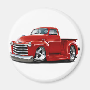 Imã Caminhão 1950-52 do vermelho de Chevy