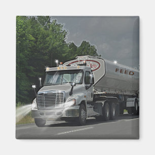 Imã Caminhão-Cisterno de Alimentação cinza para Caminh