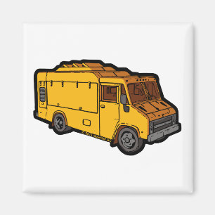 Imã Caminhão da comida: Básico (amarelo)