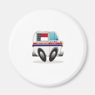 Imã Caminhão de correio NORTN CAROLINA