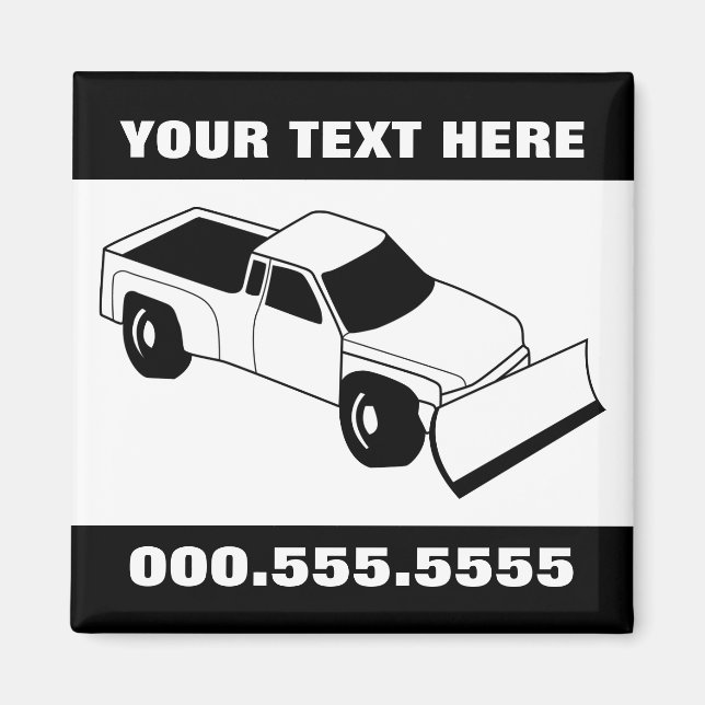 Imã caminhão de neve (Frente)