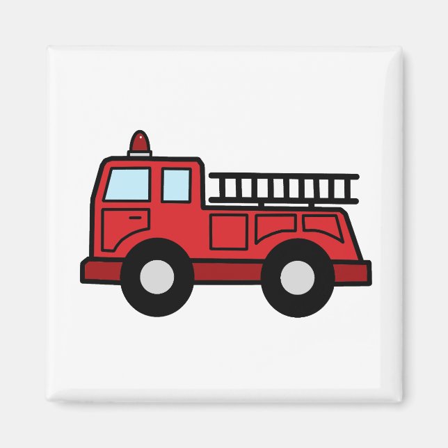 Imã Caminhão do veículo da emergência do Firetruck do (Frente)