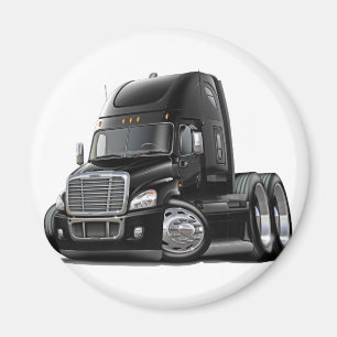 Imã Caminhão preto de Freightliner Cascadia