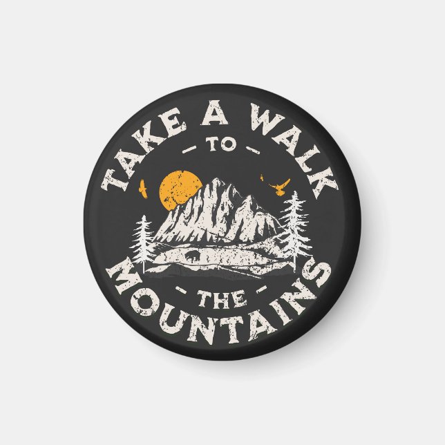 Imã Caminhe Até As Montanhas Do Exterior (Frente)