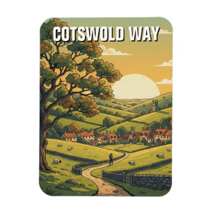 Ímã Caminho Cotswold Viagem Inglaterra