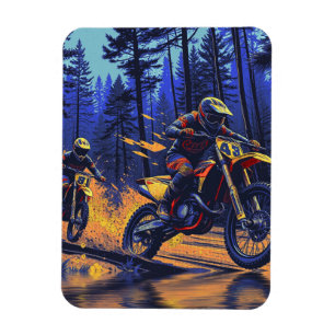 Ímã Caminho da Floresta - Motocross Racers