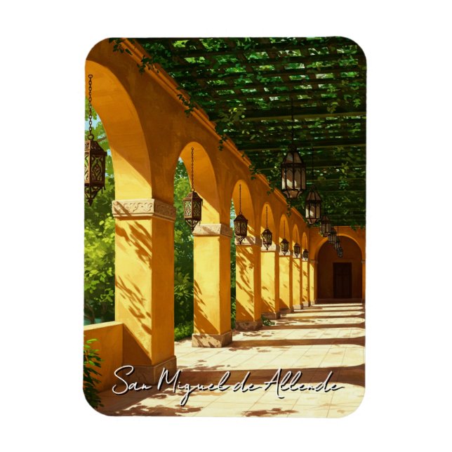 Ímã Caminho de ferro em San Miguel de Allende, Viagem  (Vertical)