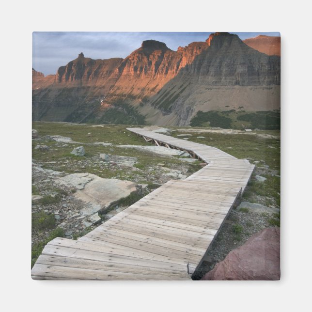Imã Caminho de Ferro na Waterton Glacier International (Frente)