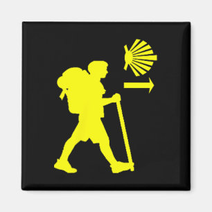 Imã Caminho De Santiago De Compostela Espanha Peregrin