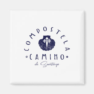 Imã Caminho De Santiago Espanha Concha De Vieira St Ja
