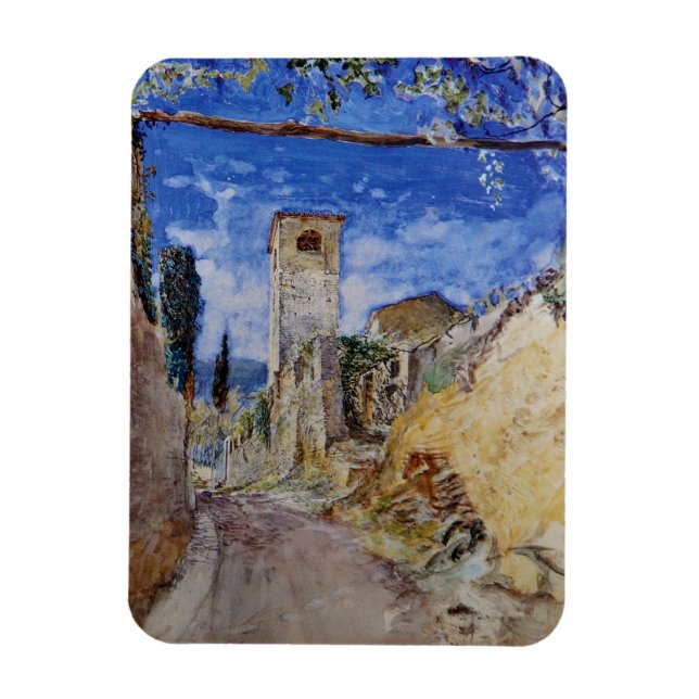 Ímã Caminho de Vinha Italiano em Lucca (Vertical)