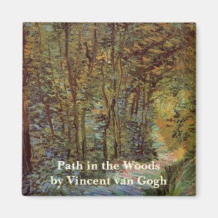 Imã Caminho no Bosque por Vincent van Gogh