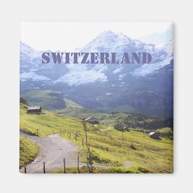 Imã Caminho para a montanha de neve (Frente)