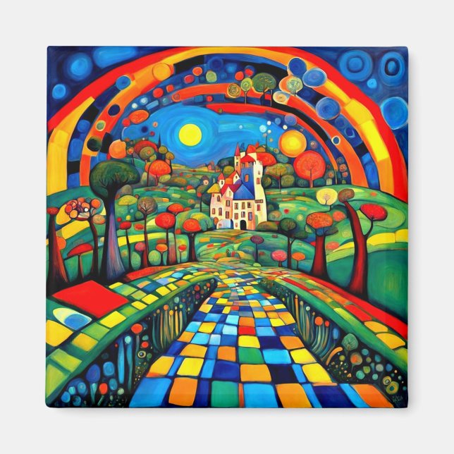 Imã Caminho para o Castelo de Contos de Fadas (Frente)