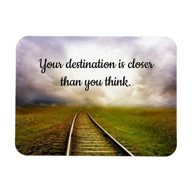 Ímã Caminhos de ferro da vida (Horizontal)