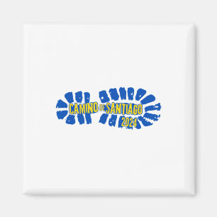 Imã Camino De Santiago 2024 Caminhada - Camisas para C
