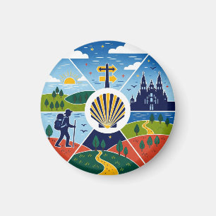 Imã Camino de Santiago Hiking