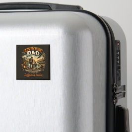 Imã Camisa Adventure Dad – Camping ao Ar Livre Vintage