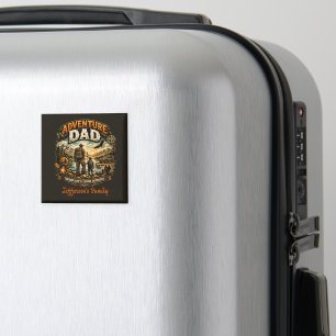 Imã Camisa Adventure Dad – Camping ao Ar Livre Vintage