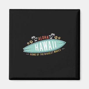 Imã Camisa Aloha Havaí Presente de Surf Boys Surfboard