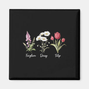 Imã Camisa Anti Trump Floral Sutil Flores Dedaleira Da