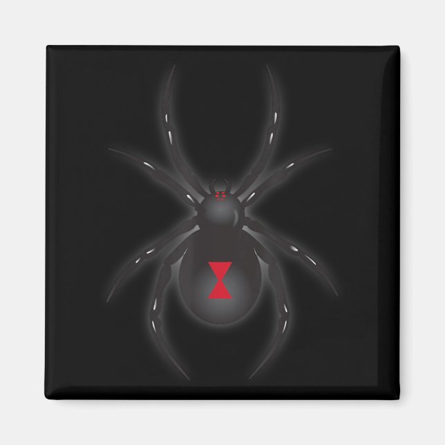 Imã Camisa Aranha Viúva Negra (Frente)