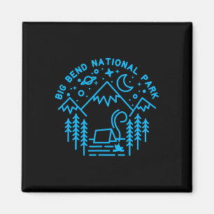 Imã Camisa Big Bend National Park Arte de Linha de Aca