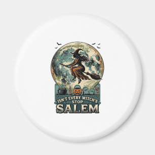 Imã Camisa Bruxa de Salem Gravura Vintage Humor Sinist