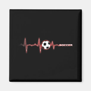 Imã Camisa Coração Batendo Futebol - Futebol Ll Coraçã
