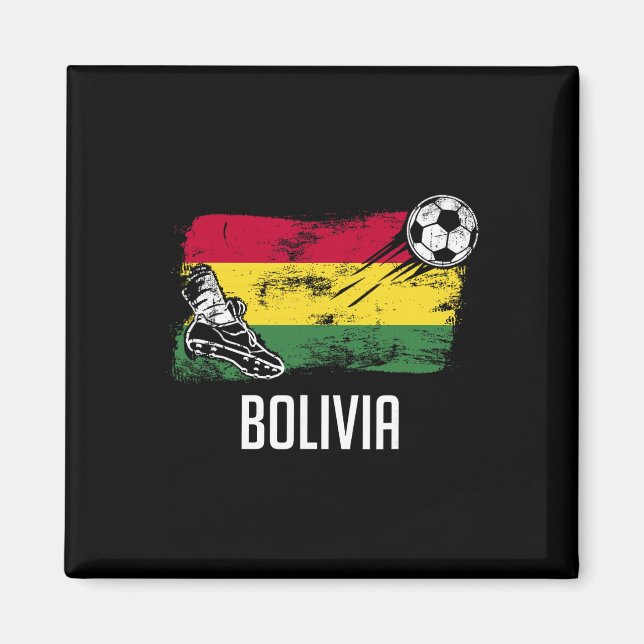 Imã Camisa da bandeira da Bolívia Time de futebol boli (Frente)