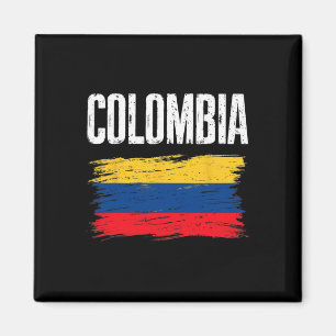 Imã Camisa da bandeira da Colômbia Time de futebol col