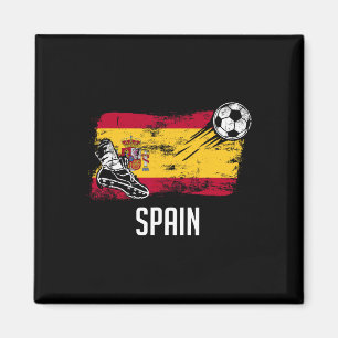 Imã Camisa da bandeira da Espanha time de futebol espa