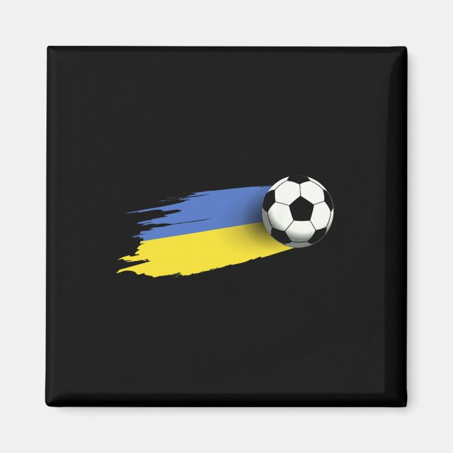 Imã Camisa da Bandeira da Ucrânia Time de Futebol Ucra (Frente)