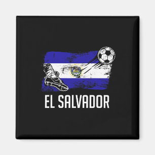 Imã Camisa da bandeira de El Salvador time de futebol 