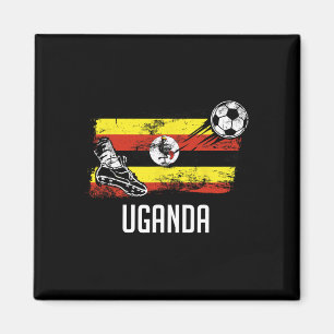Imã Camisa da Bandeira de Uganda Time de Futebol Ugand