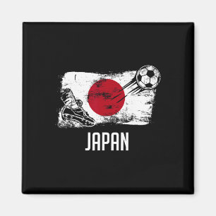 Imã Camisa da Bandeira do Japão Time de Futebol Japonê